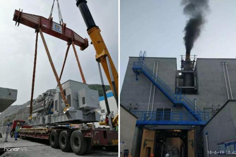 田灣核電41UBS廠房應急柴油發電機啟動成功