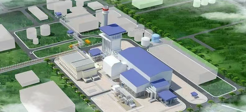 中國電建新加坡聯(lián)合循環(huán)電站項目余熱鍋爐鋼架吊裝正式啟動