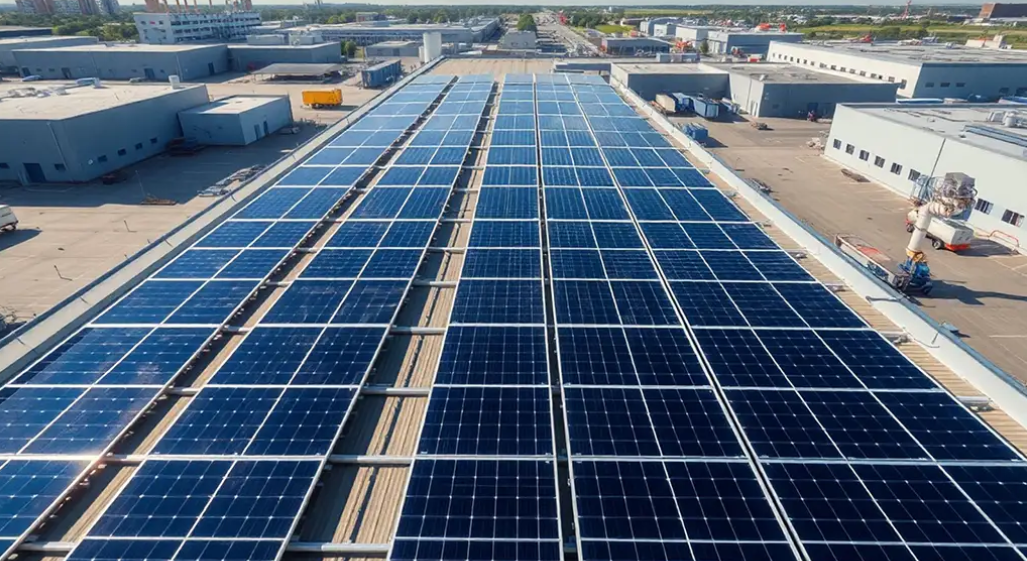 希臘科林斯鋼管廠啟用大型工業屋頂光伏項目