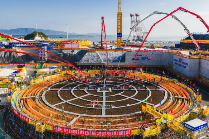 中廣核寧德核電6號機組正式開工