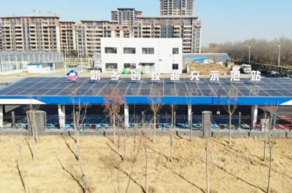 一秒一公里！河南新鄉創投首座新能源超充充電站建成投運