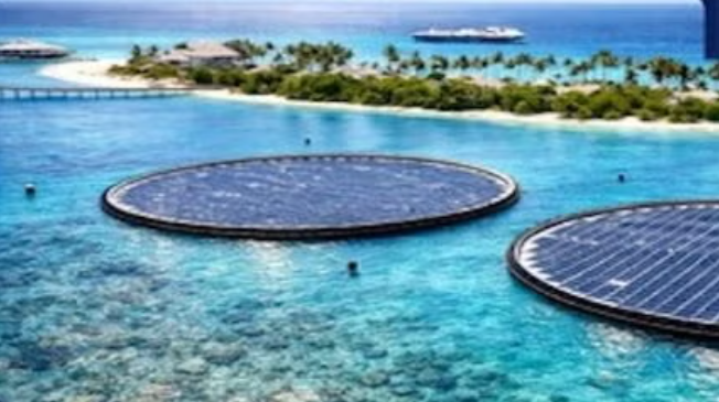 GCL SI馬爾代夫漂浮式太陽能電站交付 助力島嶼清潔能源轉型