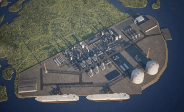 美國路易斯安那州液化天然氣項目規劃年產能2500萬噸