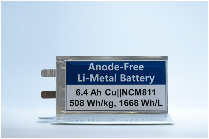 新型電解液突破無負(fù)極鋰電池壽命瓶頸